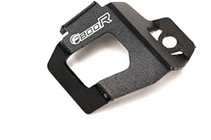 LOTFI Ajuste for BMW F800R F 800 R 2013-2021 2018 2019 Accesorios de motocicleta CNC Cubierta protectora de depósito de líquido de freno trasero de aluminio (Size : Black)