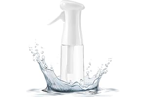 Facewegen Friseur Sprühflaschen Kontinuierliche Mist Wasserzerstäuber,Hair Spray Bottle Continuous Mist Spray Bottle Refillable Plastic Fine Spraying Bottle