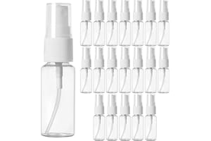 Aililong Pulverizador pequeño 20 unidades de 30 ml – Pulverizador para rellenar, mini botella de spray vacía, botellas de viaje para rellenar perfume, cuidado personal, líquidos y cosméticos