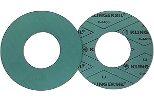 diconfa Klingersil C-4400 Flanschdichtung DIN 2690 - DN15 bis DN500-1 bis 100 Stück - AUSWAHL: DN50 PN10-40 (107 x 61 x 2 mm), 2mm stark 1 Stück - DIN-Dichtung Dichtungsring Dicht-ring