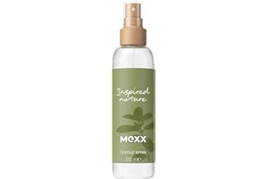 MEXX Inspired Nature Spray per Tessuti, Rilassante, Fragranza Floreale, Energizzante, 95% Ingredienti di Origine Naturale, Formula Vegana, 200ml (6.7oz)