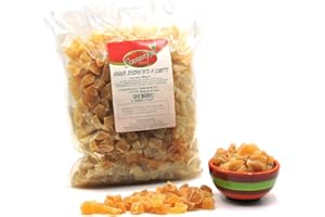 Zenzero Disidratato a Cubetti da 1kg - con zucchero di canna - ginger di prima qualità - frutta disidratata - candita - senza zucchero cristallizzato - SORRENTINO
