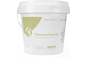 Fatima's Garden Exfoliant Hammam Marocain - Poudre Tabrima/Seqla Authentique pour Peau Douce et Éclatante - 500g