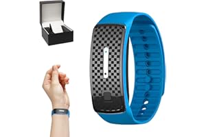 GIENSLRU 2023 NEW Matteo Ultrasonic Body Shape Wristband, Oveallgo Matteo Ultrasonic Body Shape Wristband Pro, Matteo Ultrasonic Wristband for All Men and Women (Blue)