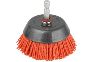 wolfcraft Cepillo de copa de alambre de nylon, agresivo I 1506000