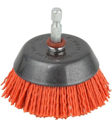 Wolfcraft Nylondraht-Topfbürste Soft ø65mm - Sanftes Reinigen & Polieren