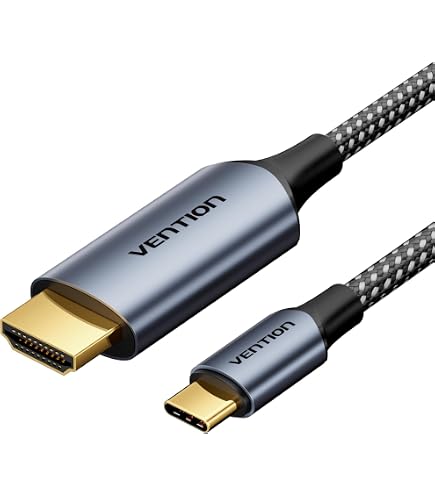 JSAUX Adattatore USB C a HDMI con Ricarica PD, 2-in-1 Type C a HDMI 4K@30Hz/100W, Compatibile con iPhone 16/16 Pro/16 Plus/16 Pro Max, 15 Pro Max, Samsung S24/S23, MacBook, Dell, Steam Deck