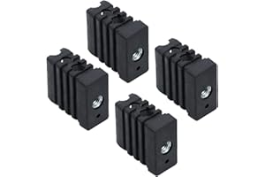 OKLAGARDEN G408-0036-W1 Caster Socket Grill Parts for Charbroil Performance 463243518 463342119 463245917 463240115 Replacement Parts Kenmore Rectangular Caster Socket Insert Grill Wheels Parts 7/16"