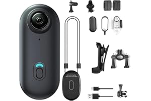 OBEST 1080P Body Camera, 360° Action Camera Magnetic Pocket Thumb Cam, IP68 Waterproof, Mini Action Cam for Recording,Outdoors Activities,Walking(Excluding Memory Card)