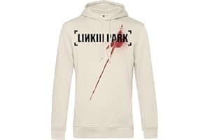 Linkin Park Hybrid Theory – Red Flag Homme Sweat-Shirt à Capuche Beige Regular/Coupe Standard