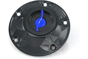 Heinmo Motorcycle Gas Fuel Tank Cap Cover Fuel Oil Petrol Tank Cover For FJR1300 FZ6 FZ8 FZ MT-09 MT07 (Blue)