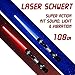 Produktbild 2 x Laserschwert Lichtschwert Sound Licht Vibration 108 cm je 1 Lichtschwert in blau und rot