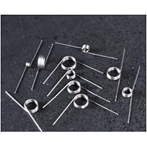 thumbnail image 2 of 10pcs Left-Hand Torsion Springs - 1.4mm Steel V-Spring For Various Applications 2 of 13