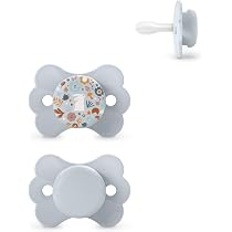 Suavinex Confezione 2 Ciucci Per Neonati 0-6 Mesi - Tettarella SX Pro Simmetrica In Silicone, Scudo Convesso A Farfalla, Wonder Rosa Antico E Cipria