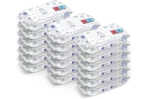 Amazon Brand – Mama Bear Sensitive Unscented baby wipes– Pack of 18 (Total 1008 wipes)