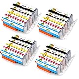 Imprimantes compatibles : Canon Pixma MG5400 MG5450 MG5550 MG5650 MG6300 MG6350 MG6450 MG6650 MG7100 MG7150 MG7500 MG7550 iX6850 iP7200 iP7250 IP8700 IP8750 MX725 MX920 MX925