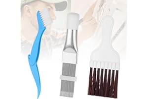 OAKENCREST 3Pcs Spazzola per Pulizia del Condizionatore d'Aria, Kit Spazzola Pulizia Condensatore, Condizionatore Condensatore Pinna Pettine per Radiatore, Pulisci Efficacemente Condizionatore