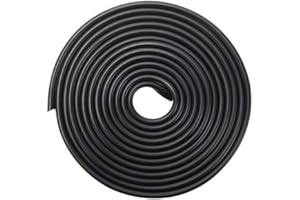 ETOPARS Bord de Protection Portière de Voiture Noir 10M U Forme Caoutchouc Protecteur de Joint Moulure Porte Voiture Anti Rayures Bande Garde