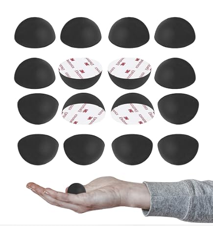 Lot De 4 Pieds Isolation Haut-parleur - 30x8 Mm, Mousse Plastique Anti-vibration - Pour Enceintes, Ampli, Home Cinéma