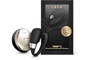 LELO TIANI 3, Vibrador Sumergible con Control Remoto. Uno de Los Mejores Juguetes Sexuales de Parejas de la Lujosa Marca de Juguetes Eróticos, Black