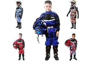 XTRM Junior Motocross Kids Kart Suit Child Quad Bike MX Off Road Go-Karting Enduro Child ATV Sports Overalls Racing One Piece Suits