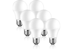 EXTRASTAR Bombillas LED 9W E27, Luz Blanca Fría 6500K, 860Lm, No regulable,Ahorro de energía, Casquillo Gordo 6Pcs