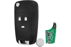 VAILIKEY 433MHz 3 Buttons Flip Car Key ID46 Chip Replacement for Opel Vauxhall Astra J Chevrolet Cruze Corsa Insignia Mokka Adam Meriva Zafira