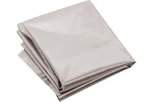 IGTOPS Tela Faraday RF, tejido de blindaje Faraday, protege la señal, blindaje de radiación RFID, material de bloqueo de señal RF para dispositivos de medición inteligentes, tejido liso, 2 m x 1,1 m