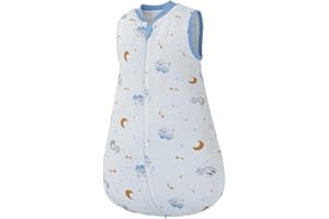 Miracle Baby Sleeping Bag 2.5 Tog 0-6 6-18 Months Baby Wearable Blanket 100% Cotton Winter Warm Baby Sleep Bag For Unisex Toddler Boys & Girls6-18 Months (Sweet Dream L)