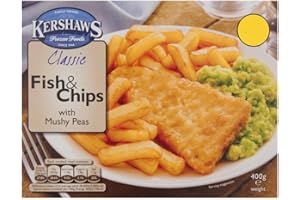 MY AFRICA STORE Kershaws Classic Fish & Chips with Mushy Peas 400g × Pack of 3