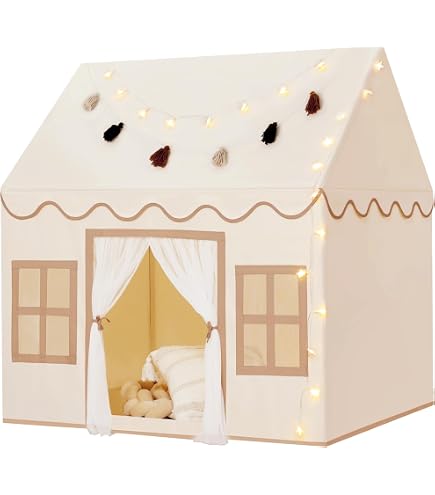 Tente Lecture Salle Jeu Tente Tipi Enfant Colorée 120x120x160cm Avec Boule En Feutre - Cabane De Jeu Et Lecture Pour Enfants Tente Jeu Lecture Enfants