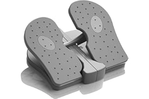 FOCKET Mini Stepper Trainer, Point de Massage Convexe Pliable Léger et Compact Foot Stepper Machine pour la Maison (Taille Libre)