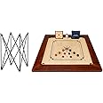 Uber Games – Championship Carrom Board Set – 37 x 37 inch Official Size Tournament quality board Including Carrom Men, Striker & Powder – Gives the Best Playability – suitable for very best players