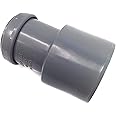 FLOPLAST 50mm x 32mm Grey Pushfit Waste Pipe Reducer
