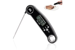 BUMABERY Digitales Wasser Temperaturmesser – Präzise 0.1℃ für Baby-Milch, Bad, Kochen & Lebensmittel – Schnelle Messung in 3-6 Sekunden, Großes Display, Sicher & Umweltfreundlich