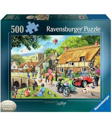 Puzzle Ravensburger 500 Pièces – Coucher De Soleil Sur La Plage, Pour Ado Et Adulte, Qualité Pro, Anti-reflet, 70x50 Cm – Idéal Cadeau