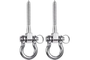 sinirttou 2 Piezas Ganchos para Columpio SUS304 Acero Inoxidable Gancho,Ganchos Columpio Soporte Saco Boxeo para Saco Boxeo,Silla Colgante Colgar Columpio Yoga Accesorios