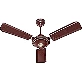 ACTIVA Apsara 900mm Ceiling Fan, 3 Wide Tipped Blades (Brown)
