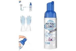 GIENSLRU Drain Cleaner, Yugou Foam Drain Cleaner, Get out Foaming Drain Cleaner, Foam Drain Cleaner, Clog Remover For Kitchen Drain, Sinks, Tubs (1pcs-60ml)