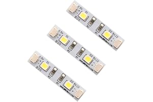 BRIKSMAX LED Strip Lights White Small for DIY Lego/Moc Lighting(3 Pack)