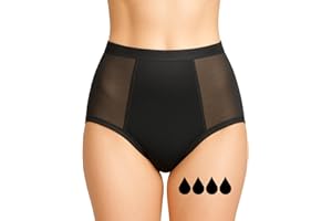 NOBLOOD Bragas Menstruales absorbentes = 2 tampones - Lavables - Algodón - Ecológicas - Menstruación - Bragas de reglas Flujo Periódico de moderado a abundante - Incontinencia - Protección de Fugas de Orina