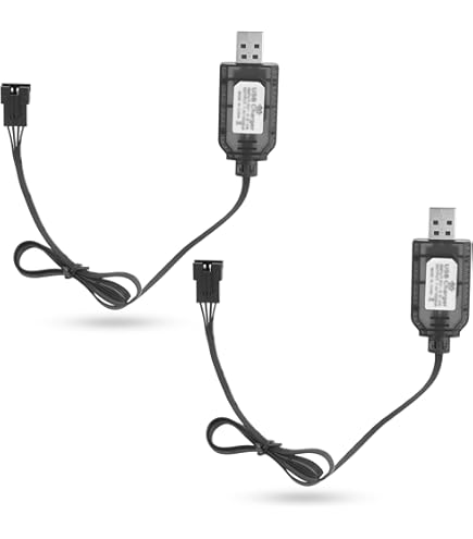 thumbnail image 2 of 7.4V USB Charger Cable With SM-3PIN Plug Compatible RC Car Tank 1 2 of 13