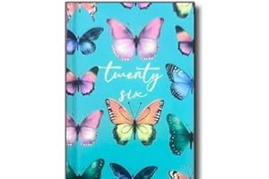 Orbitron 2026 Diary Pocket Size Week to View Diaries Full Year Journal Calendar Planner (Butterfly)