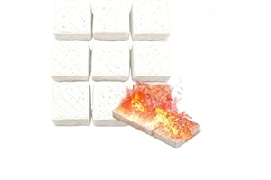 Beekeg 10 Stückes 5 * 5 cm keramikwolle für bioethanol，keramikschwamm für bioethanol Kamin，tischkamin Indoor，Tischkamin Ersetzen Sie den Docht，tischkamin Ethanol Ceramic Sponge/Ceramic Wool
