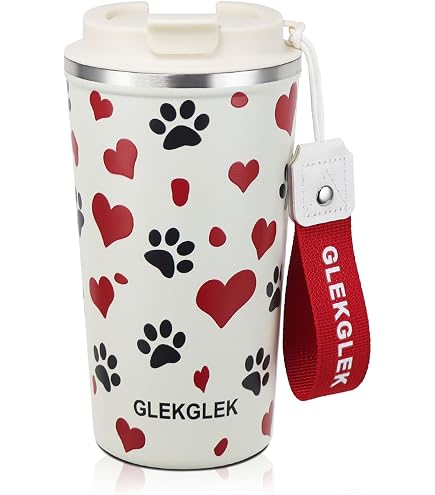 Tazza Termica Personalizzata 350 Ml - Acciaio Inox Doppia Parete Con Coperchio - Design Acquerello Gatto - Regalo Originale - 3