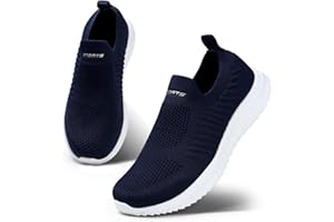 HKR Basket Femme Respirantes Chaussures de Running Marche Sport Travail Légères Sneakers 35-42EU