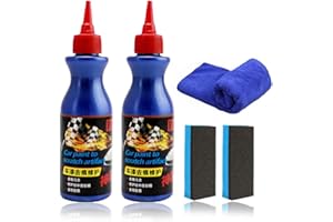 OADAA Magic One Glide Scratch Remover and Repair Kit, Car Paint to Scratch Artifact, Car Scratch Repair Polishing Wax with Sponge Towel (100ML-2PCS)