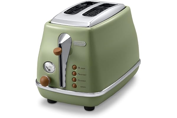 De'Longhi CTOV 2103.GR Grille-Pain, Olive