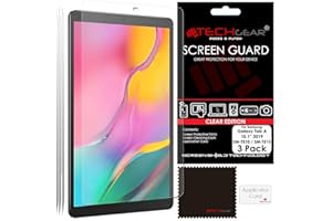 TECHGEAR [3 piezas] protector pantalla para Samsung Galaxy Tab A 10.1 2019 (SM-T510 / SM-T515), protector de pantalla ultra claro