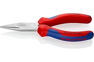 KNIPEX Szczypce płaskie wydłużone chromowany z osłonkami wielokomponentowymi 140 mm, 30 25 140